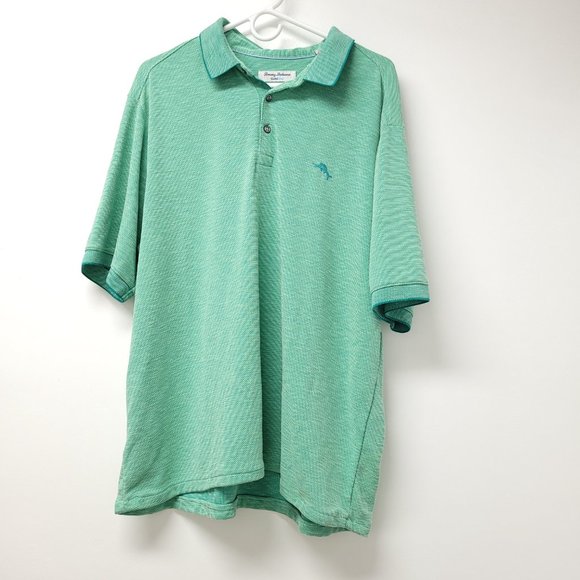 Tommy Bahama Other - Tommy Bahama Mens Short Sleeve Polo Shirt Size XXL Green
